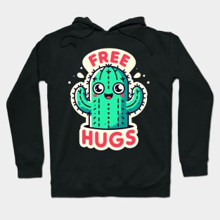 Happy Free Hugs Prickly Cactus Hoodie